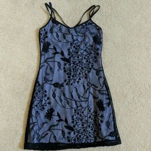 Byer too! CA Lavender with black lace dress - sz S